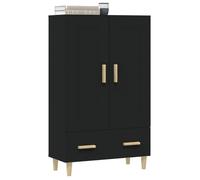 ""Promotion mai"" * Buffet haut - Armoire haute salon - noir 70x31x115 cm EU1156812565