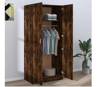 ""Promotion mai"" * Garde-robe - Armoire de chambre - Porte-vetement - Chêne fumé 80x52x180 cm EU10460815351