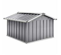 ""Promotion mars"" * Cabinet DE JARDIN - YUNYAN - Gris, Abri pour robot de jardin - MEUBLE JARDIN - 92x97x63cm Acier galvanisé Gris _6