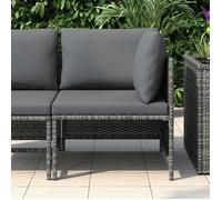 ""Promotion mars"" * Canapé d'extérieur(1 PC)- YUNYAN - Canapé d'angle sectionnel avec coussins - MEUBLE JARDIN - Gris Résine tressée_