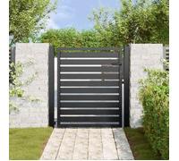 ""Promotion mars"" * PORTAIL/PORTILLON - SUNONE - Portail de Jardin - design moderne - MEUBLE JARDIN - verrouillable noir 100x100 cm a