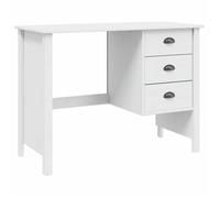 ""Promotion mars"" * Table de travail - YUNYAN - Adulte/enfant - Table multimedia avec tiroirs Blanc 100 x 45 x 74cm Bois de Pin Massi