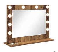 ""Promotion Nove"" Miroir de vanité avec miroir - miroir de coiffure - conception contemporaine Bois Ancien 60x45x18 cm FR_02732178