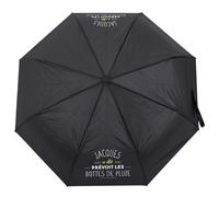 Promotion ! Parapluie Automatique 'jacques A Dit' Noir Jaune (Prévoit Les . . . Bottes De Pluie) - 33 Cm, Ouvert 1 M