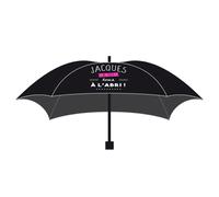 Promotion ! Parapluie Automatique 'jacques A Dit' Noir Rose (Tous À L'abri) - 33 Cm, Ouvert 1 M
