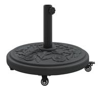PROMOTION Pied de parasol - avec Roues pour Pôles Ø38-48 mm 13 kg Ronde 46755 - BestMeuble