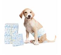 PROMOTION Protection Hygiénique Jetable pour Chien Mâle 30 pcs Blanc S 430630