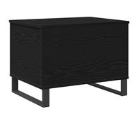 PROMOTION Table Basse Table Canapé - avec Plateau Relevable Noir Chêne 60x44,5x45 cm - Bois d'ingénierie 54551 - BestMeuble
