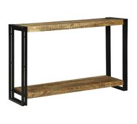 PROMOTION Table console - Scandinave - 120x33x75 cm - Bois massif brut de manguier 40908 - BestMeuble