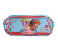 PROMOTION ! Trousse 'Frozen - Reine des Neige' bleu rose (double compartiments) Bleu