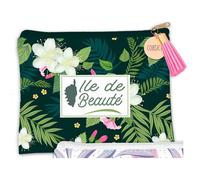 PROMOTION ! Trousse plate 'Corsica' vert (Ile de Beauté) - 22x18 cm Vert
