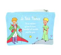 PROMOTION ! Trousse plate coton 'Le Petit Prince' bleu ciel (cape, épée) - 22x14 cm Bleu