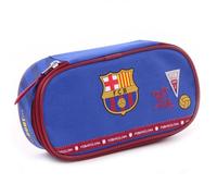 PROMOTION ! Trousse scolaire 'FC Barcelona' bleu rouge - 20x9x5 cm Rouge