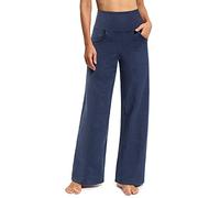 Promover Pantalons de Yoga Sport avec Poches Pantalons de Sport femmeLâche Leggings Survêtement Décontracté Bas De Course Pantalon De Jogging Jambe Droite Petit/Régulier/Grand
