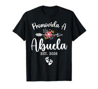 Promovida A Abuela 2026 Spanish Grandma Pregnancy Reveal T-Shirt