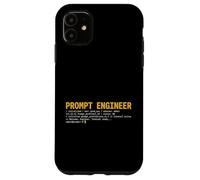 Prompt Engineer Terminal Screen AI Developer et Coder Coque pour iPhone 11