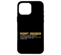 Prompt Engineer Terminal Screen AI Developer et Coder Coque pour iPhone 16 Pro Max