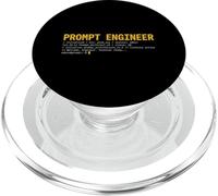 Prompt Engineer Terminal Screen AI Developer et Coder PopSockets PopGrip pour MagSafe