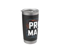 Prompt Matters | Programmateur ML Funny Tech AI Engineering Gobelet isotherme en acier inoxydable double paroi