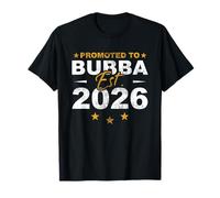 Promu à Bubba 2026 Funny New Grandpa Reveal T-Shirt