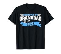 Promu à Granddad Est 2026 New Grandpa to Be 26 T-Shirt