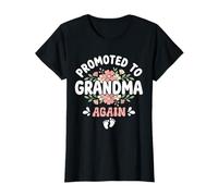 Promu à Grandma Again Retro Floral First Time Nana T-Shirt