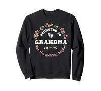 Promu à Grandma Est 2025 Floral Let The Spoiling Begin Sweatshirt