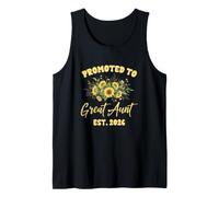 Promu à Great Aunt Est 2026 Tournesol Floral Débardeur
