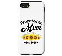 Promu à Mom Est. Annonces de Grossesse Florale 2026 Coque pour iPhone SE (2020) / 7/8