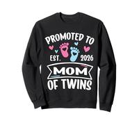 Promu à Mom of Twins Est 2026 Baby Gender Reveal Mother Sweatshirt
