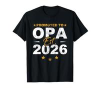 Promu à Opa 2026 Funny New Grandpa Reveal T-Shirt
