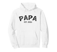 Promu à Papa Est. 2026 First Time Papa Baby 2026 Sweat à Capuche