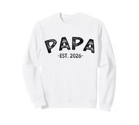 Promu à Papa Est. 2026 First Time Papa Baby 2026 Sweatshirt