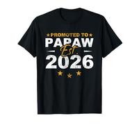 Promu à Papaw 2026 Funny New Grandpa Reveal T-Shirt