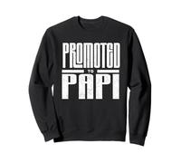 Promu à Papi New Dad Annonce pour Baby Reveal Sweatshirt