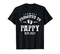 Promu à Pappy 2027 pour Les Nouveaux pères et Nouveaux Papas T-Shirt