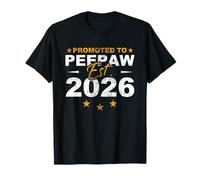Promu à Peepaw 2026 Funny New Grandpa Reveal T-Shirt