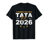 Promu à Tata 2026 Funny New Grandpa Reveal T-Shirt