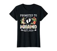Promu chez Mhamo 2026 Flower First Time Grandma T-Shirt