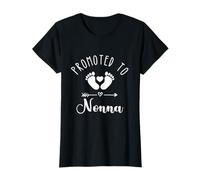 Promu chez Nonna Grandmother Baby Feet Italian Grandma T-Shirt