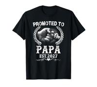 Promu chez Papa est. Annonce de Grossesse 2027 T-Shirt