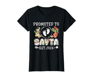 Promu chez SAVTA 2026 Flower First Time Grandma T-Shirt