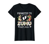 Promu chez Zumu 2026 Flower First Time Grandma T-Shirt