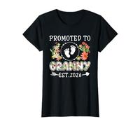Promu Mamie 2026 Flower First Time Grandma T-Shirt