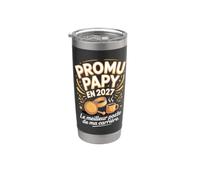 Promu Papy En 2027 Meilleur Poste De Ma Carrière Gobelet isotherme en acier inoxydable double paroi