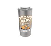 Promu Papy En 2027 Meilleur Poste De Ma Carrière Gobelet isotherme en acier inoxydable double paroi