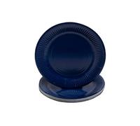Pronappe - Assiette - Taille 23 cm diameter - rond - jetable - bleu marine (pack de 20)