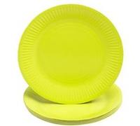 Pro Nappe - Réf. 79213i - 20 Assiettes - diamètre 23 cm - carton - vert kiwi