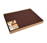 Lot de 5 - PRONAPPE Barquette de 100 sets de table spundbond, unis - Format 30x40cm - Chocolat