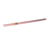 Nappe en rouleau papier damassé - 10x1,18m - Vichy rouge